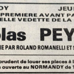 Nicolas Peyrac accompagné par Roland Romanelli