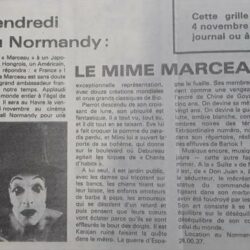 Le mime Marceau