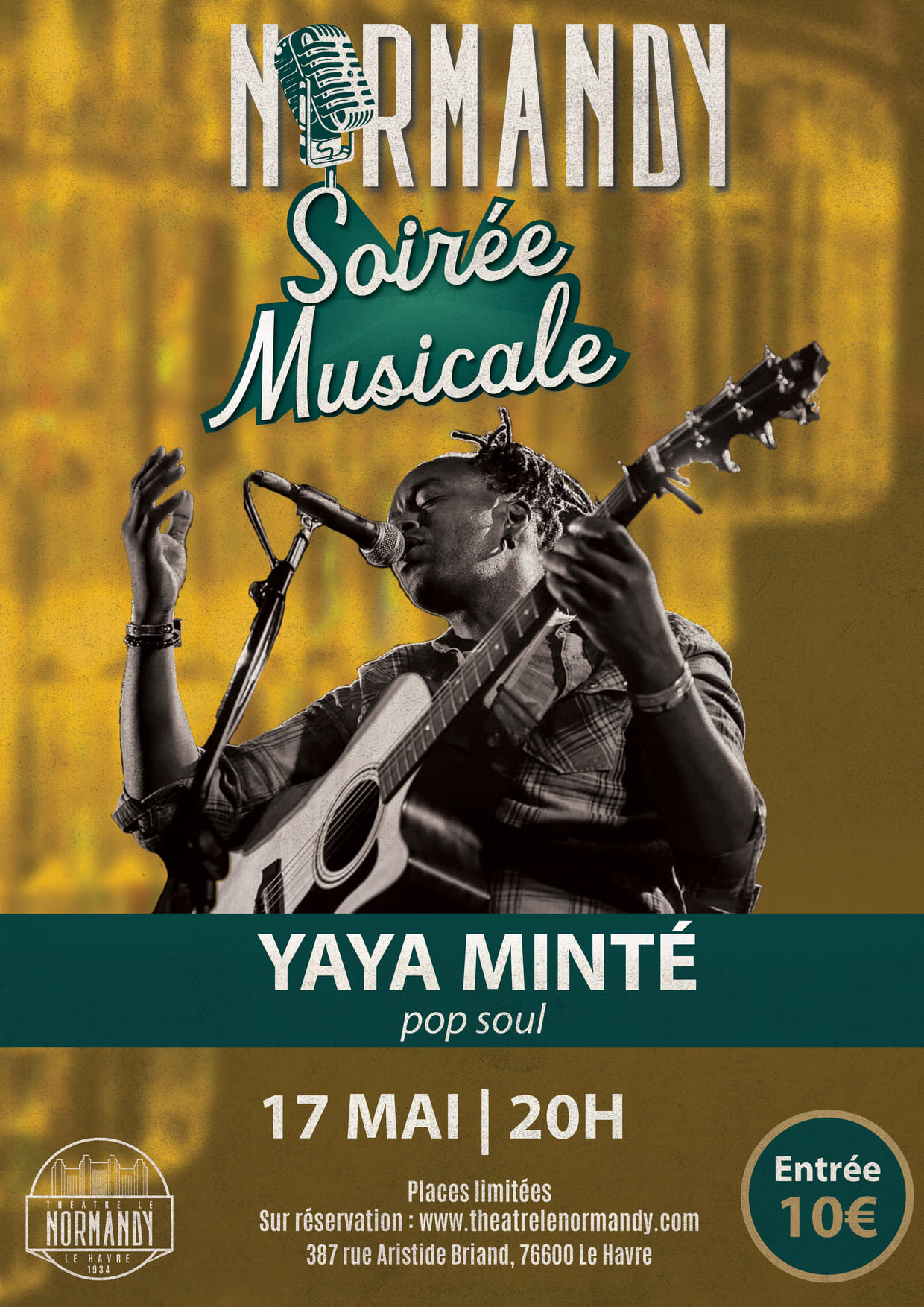 Soirée Musicale au Normandy : Yaya Minté