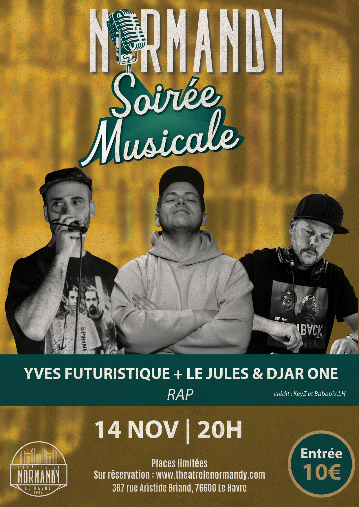 Soirée Musicale au Normandy : Yves Futuristique feat Le Jules et DjarOne