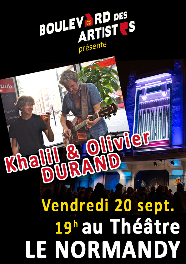 Soirée Musicale du BDA au Normandy : Olivier et Khalil Durand