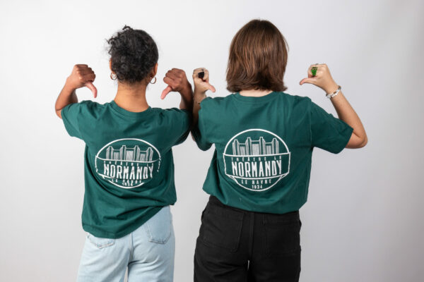 T-shirt Classique - Couleur Bleu/Vert – Image 2