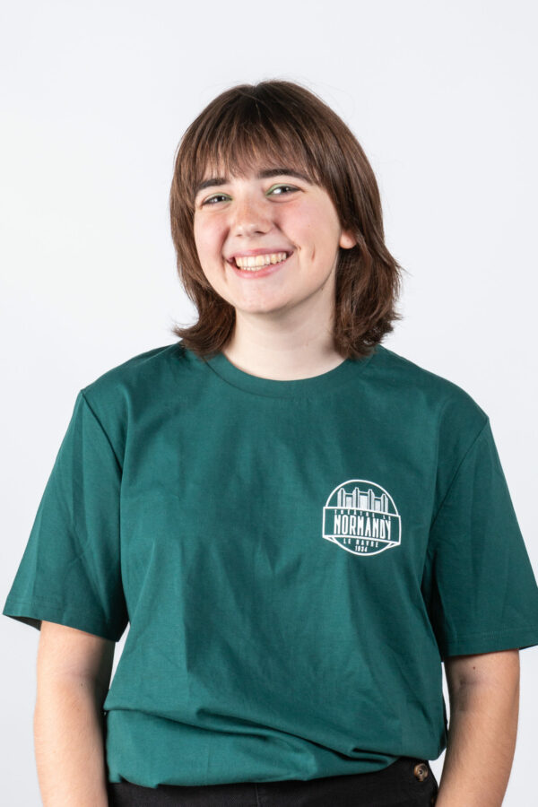 T-shirt Classique - Couleur Bleu/Vert – Image 3