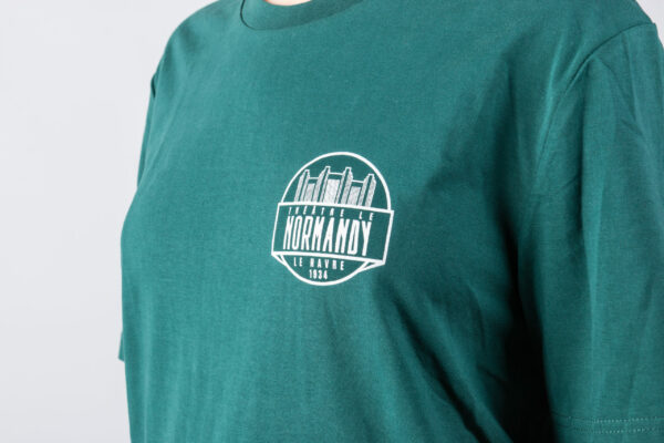 T-shirt Classique - Couleur Bleu/Vert – Image 4