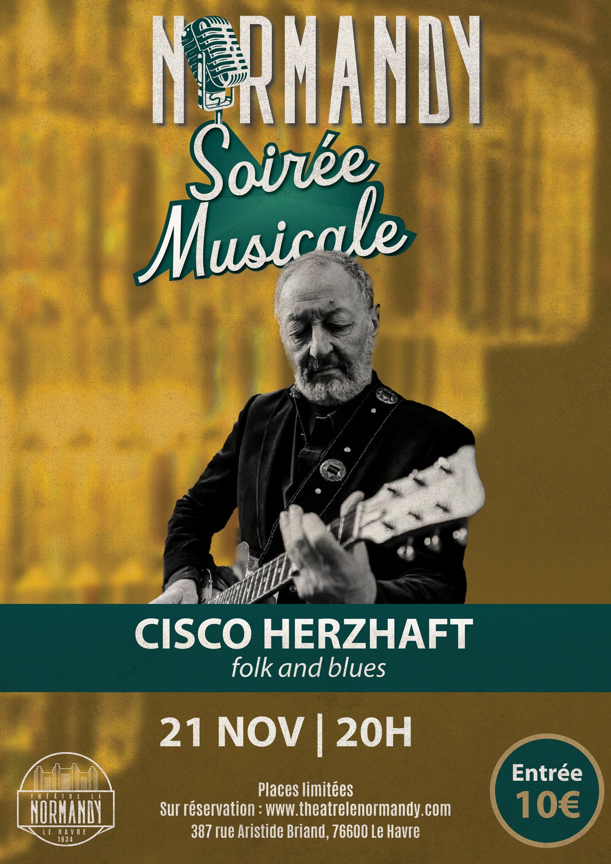 Soirée Musicale au Normandy : Cisco Herzhaft