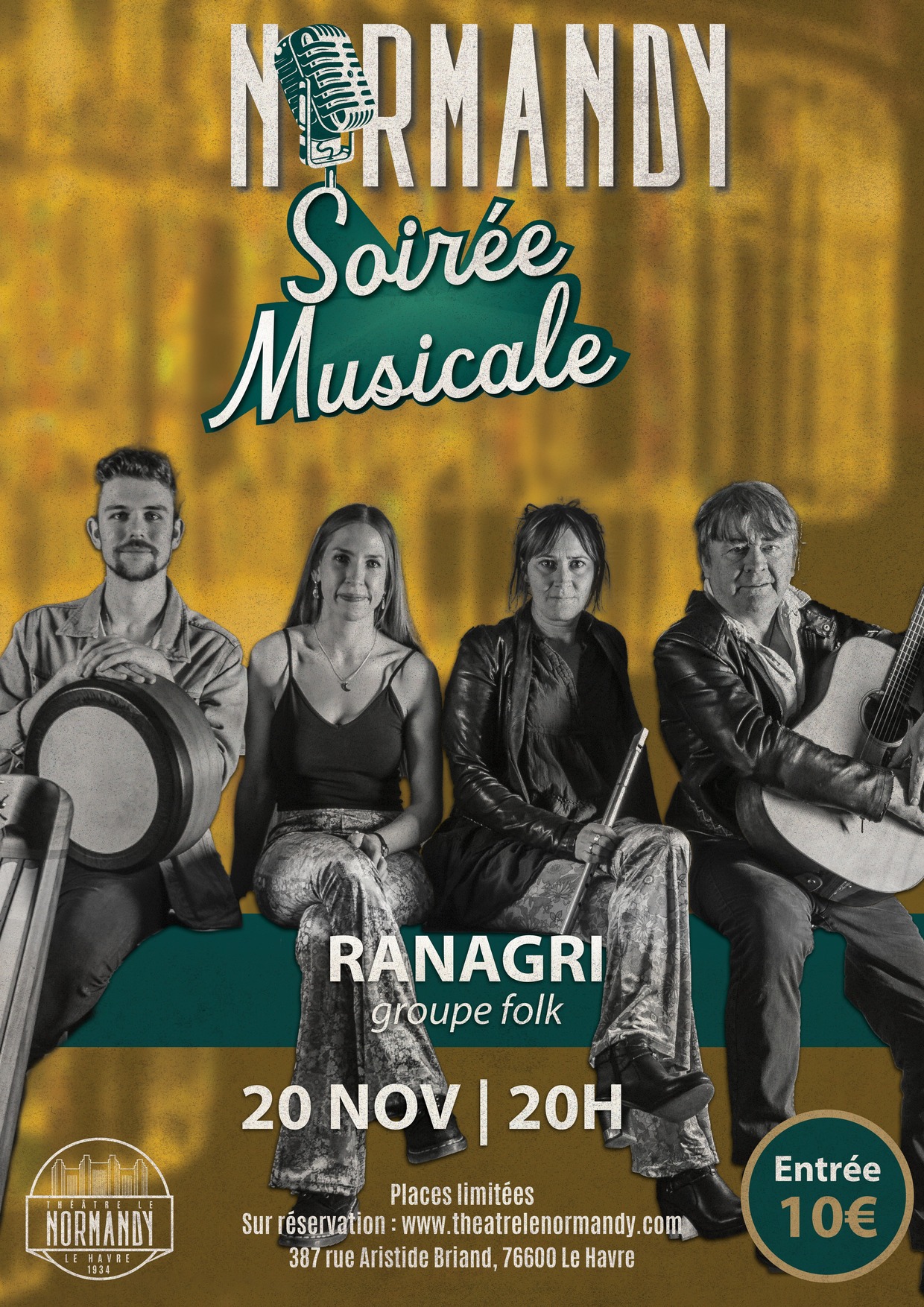 Soirée Musicale au Normandy : Ranagri