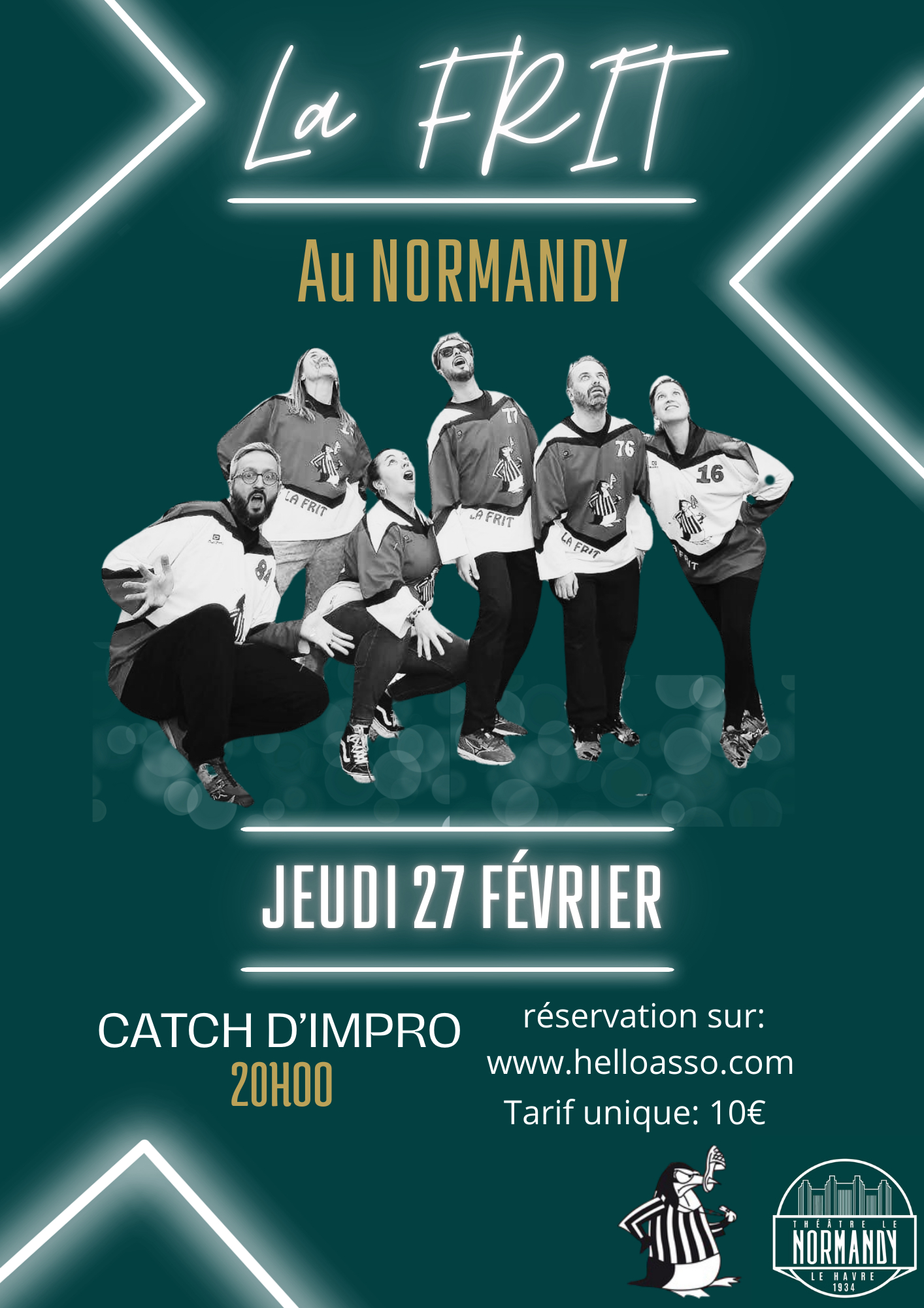 Catch d'improvisation au Normandy avec La FRIT